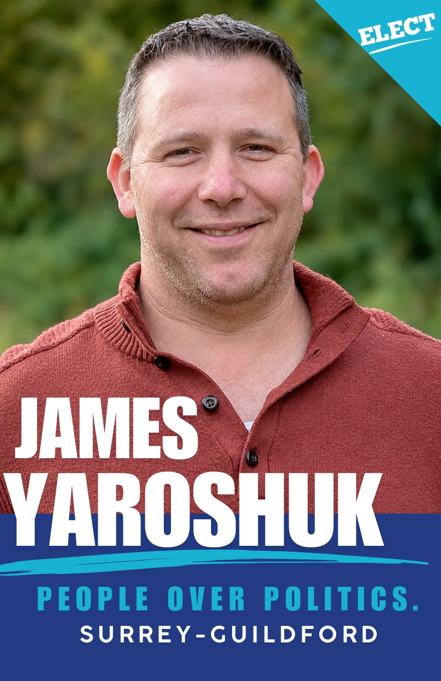 James Yaroshuk smiling outdoors